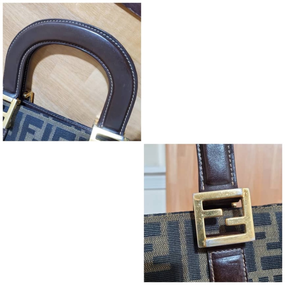 Authentic Fendi zucca Book Tote/Tote - Picture 7 of 12